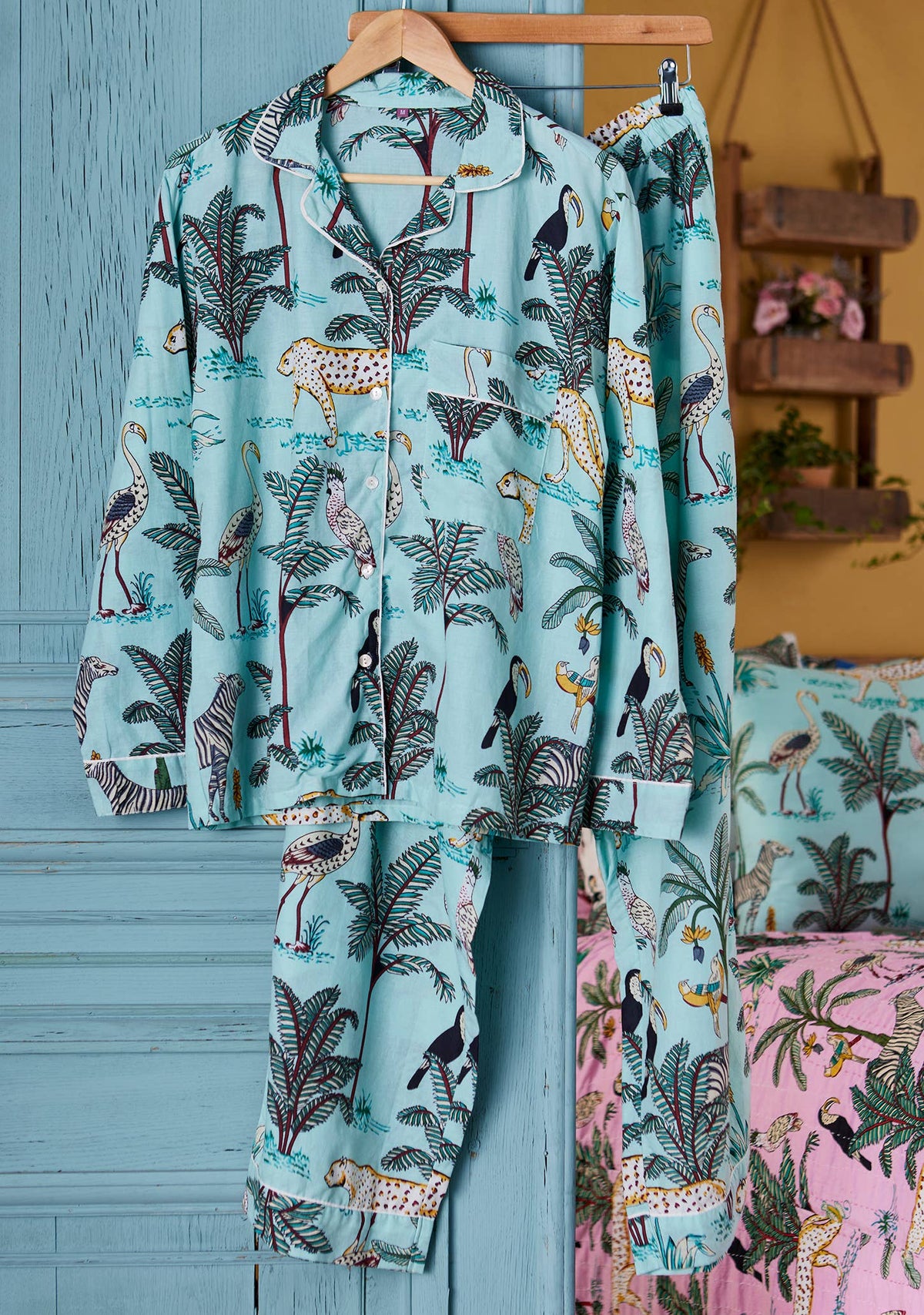 Jungle Print Pyjamas: Small(S)