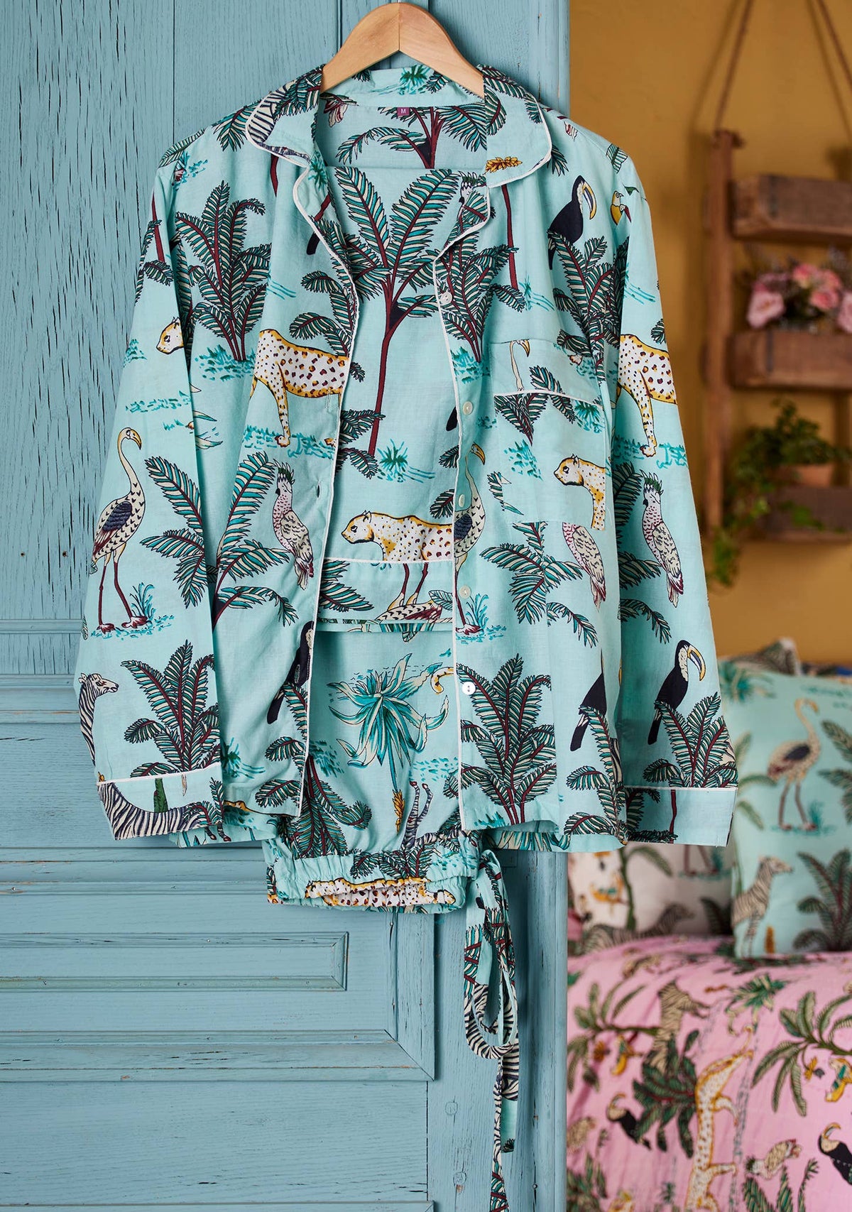Jungle Print Pyjamas: Small(S)